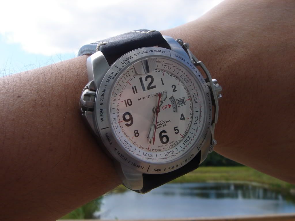 hamilton khaki sunset